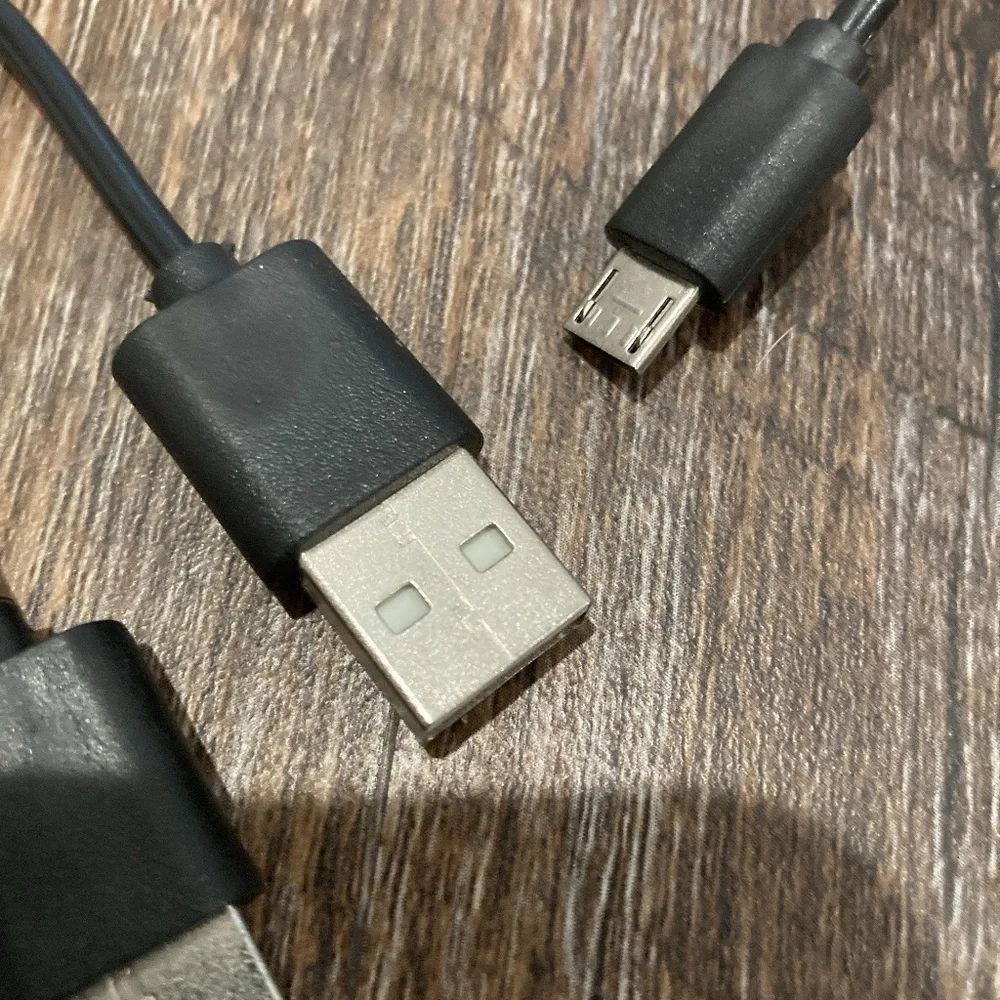 USB Micro USB Cable Charger Cord, 2 Count, 20 in & 11 in